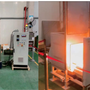 High-temperature trolley furnace (quenching, smelting)